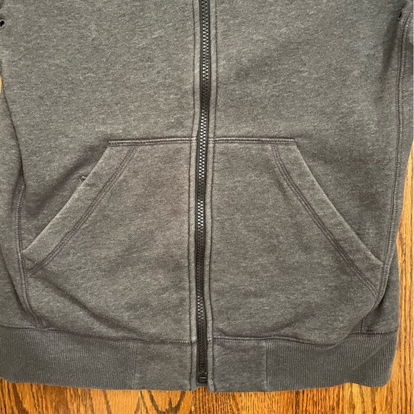 Carhartt Force Women's Zipper Fleece Gray Hoodie Slightly Fitted Size XS - Picture 5 of 10